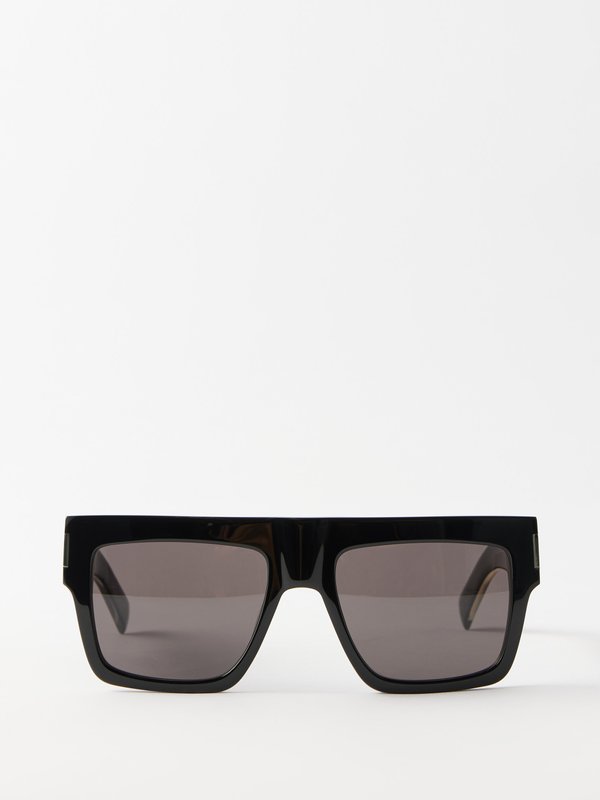 Saint Laurent Eyewear (Saint Laurent) Oversized D-frame acetate sunglasses