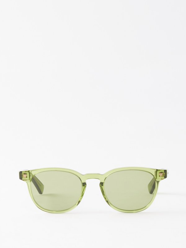 Bottega Veneta Eyewear (Bottega Veneta) Round acetate sunglasses