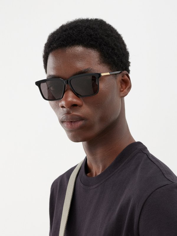 Bottega Veneta Eyewear (Bottega Veneta) D-frame acetate sunglasses