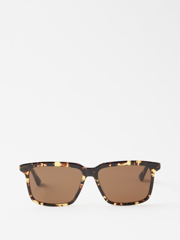 Bottega Veneta Eyewear (Bottega Veneta) D-frame tortoiseshell-acetate sunglasses