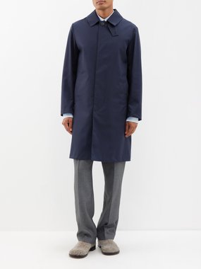 Mackintosh Manchester Raintec-cotton overcoat