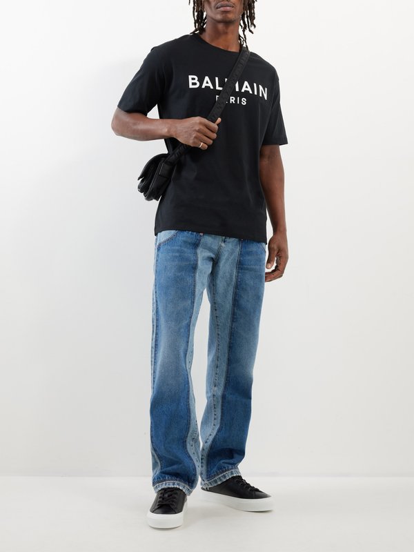 Balmain Logo-print organic-cotton T-shirt