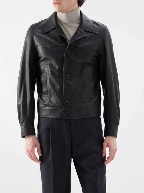 Black Perfecto One Star leather jacket | Schott NYC | MATCHES UK