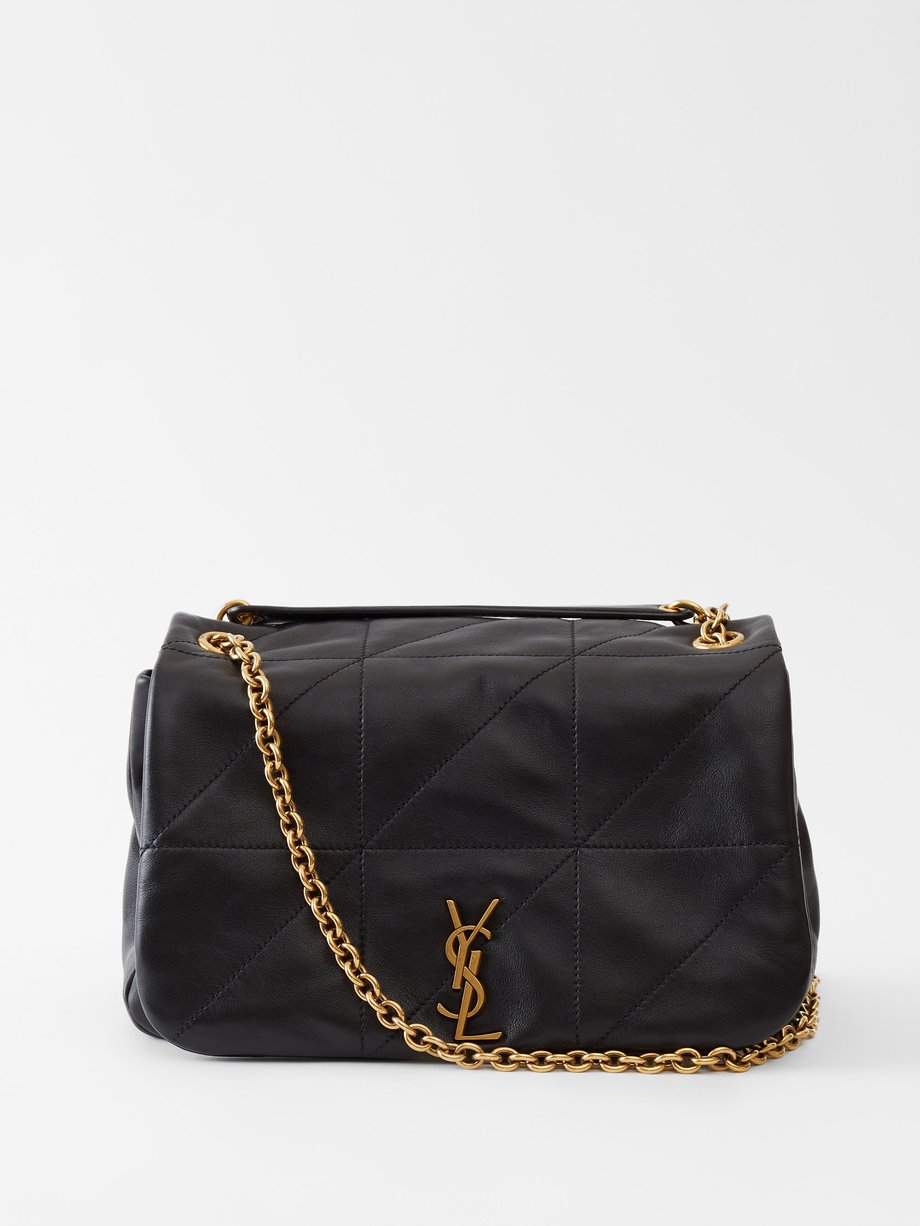 Black Jamie small quilted-leather shoulder bag | Saint Laurent | MATCHES UK