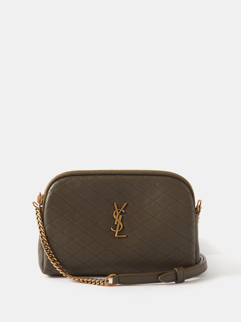 Saint Laurent Gaby Quilted Leather Wallet