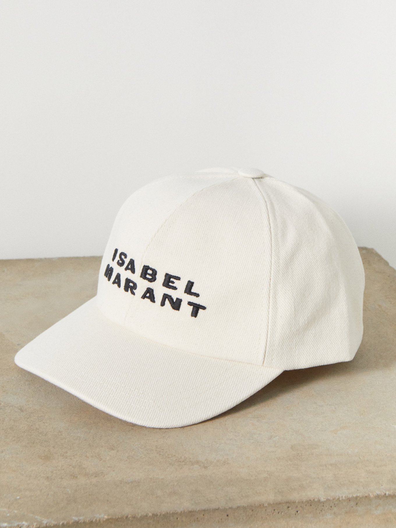 White Tyron logo-embroidered cotton-canvas baseball cap | Isabel