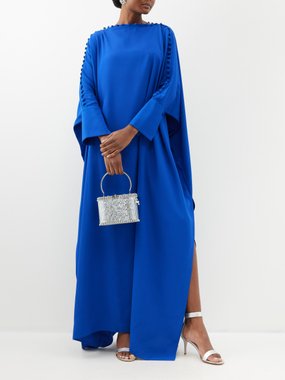 Taller Marmo Mila buttoned crepe gown