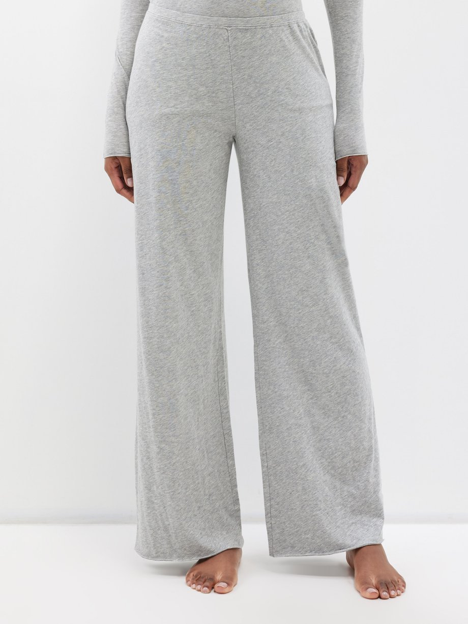 Skin Pack of two organic Pima cotton pyjama trousers