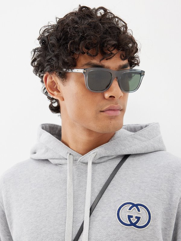 Gucci Eyewear (Gucci) Square acetate sunglasses