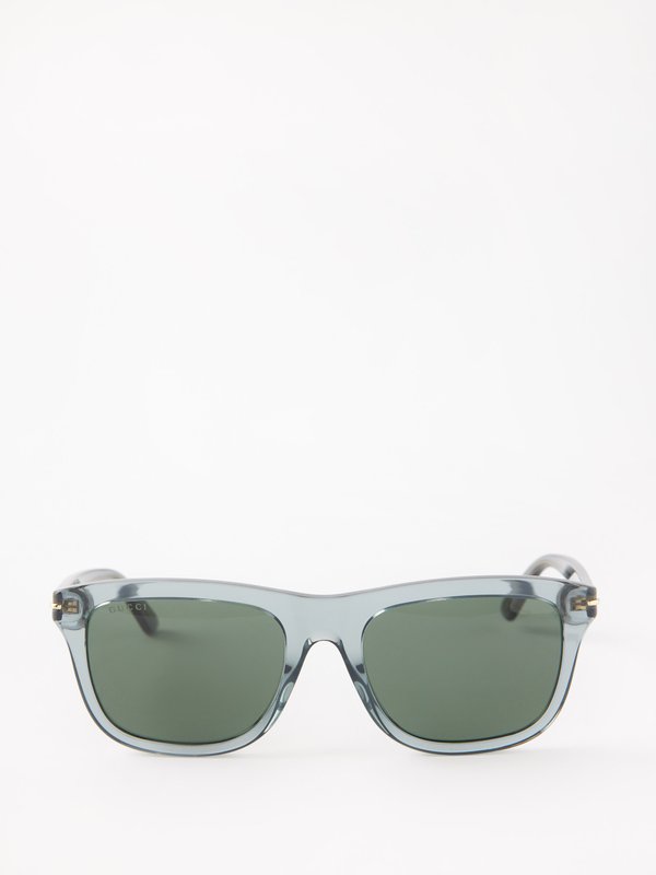Gucci Eyewear (Gucci) Square acetate sunglasses