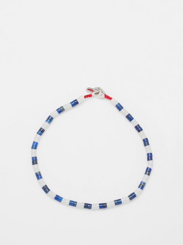 Miansai Kai lapis lazuli & sterling-silver bracelet