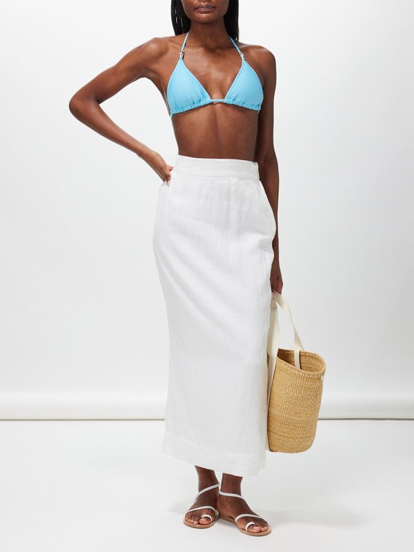 Heidi Klein Halterneck recycled-blend bikini top