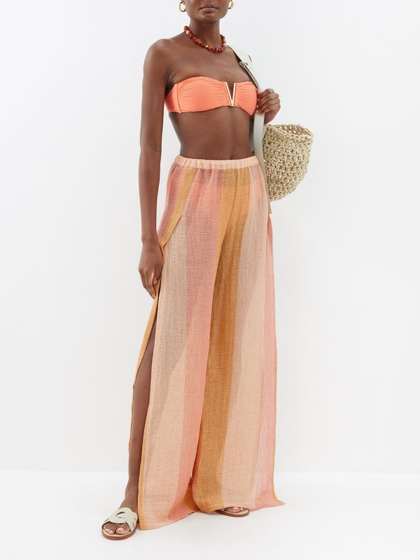Heidi Klein Tortola foldover recycled fibre bikini briefs