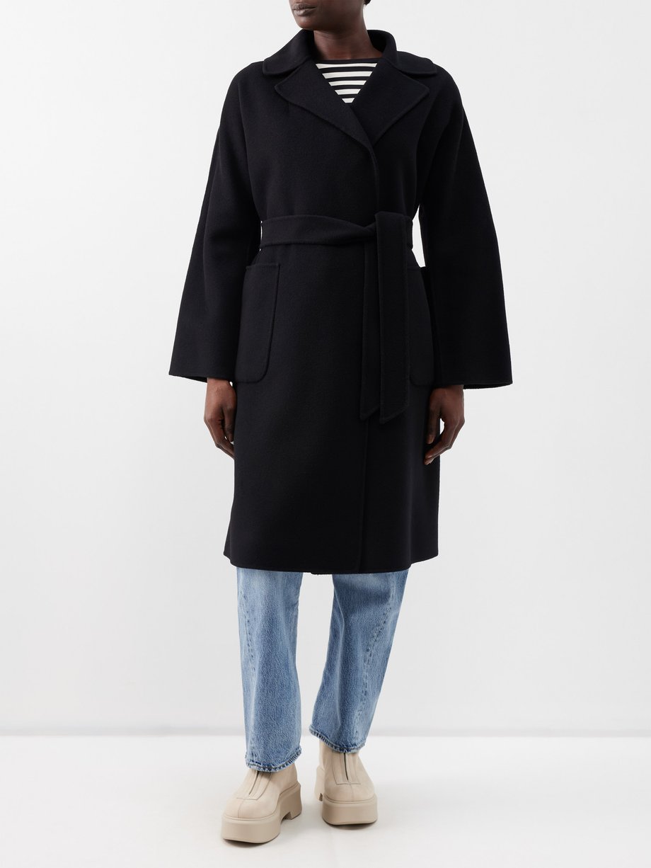 Black Rovo coat | Weekend Max Mara | MATCHESFASHION UK