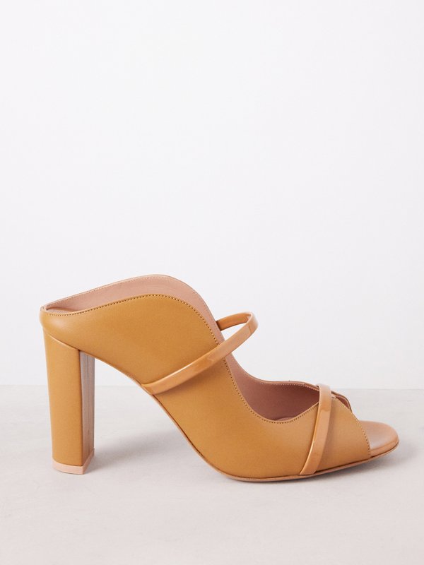 Malone Souliers Norah 85 high-heel leather mule sandals