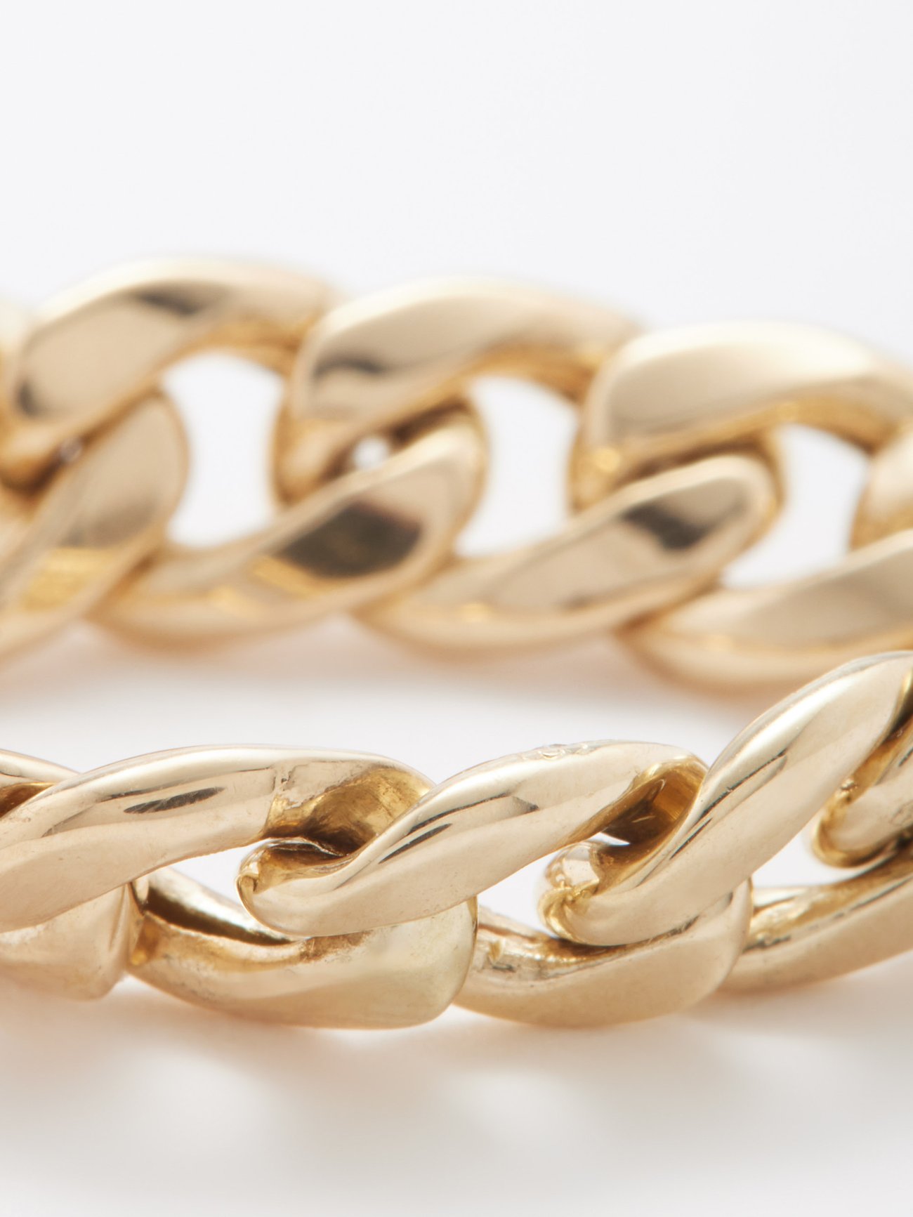 Zoë Chicco Women's 14K Yellow Gold & Diamond Chain Ring - Gold - Size 7