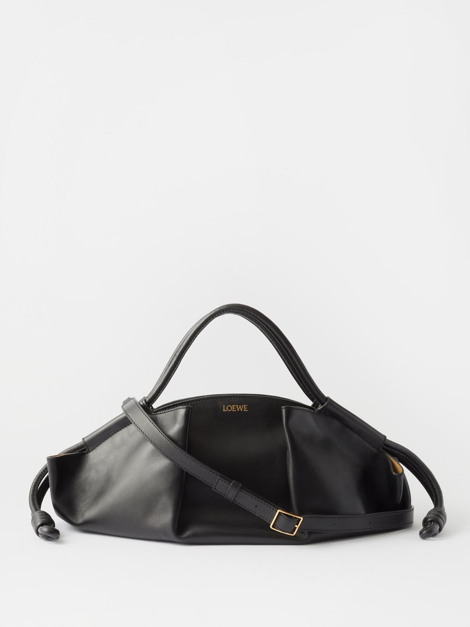 Black Paseo large leather handbag | LOEWE | MATCHES UK