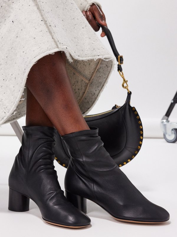 Isabel Marant Laeden 50 leather ankle boots