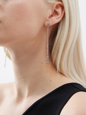 Roxanne Assoulin Matchstick crystal earrings