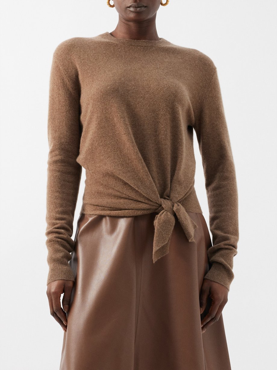 Altuzarra Nalini knot-front cashmere sweater