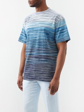 Missoni Space-dyed cotton-jersey T-shirt