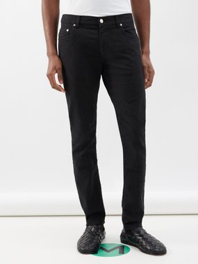 Etro Paisley-jacquard slim-leg jeans