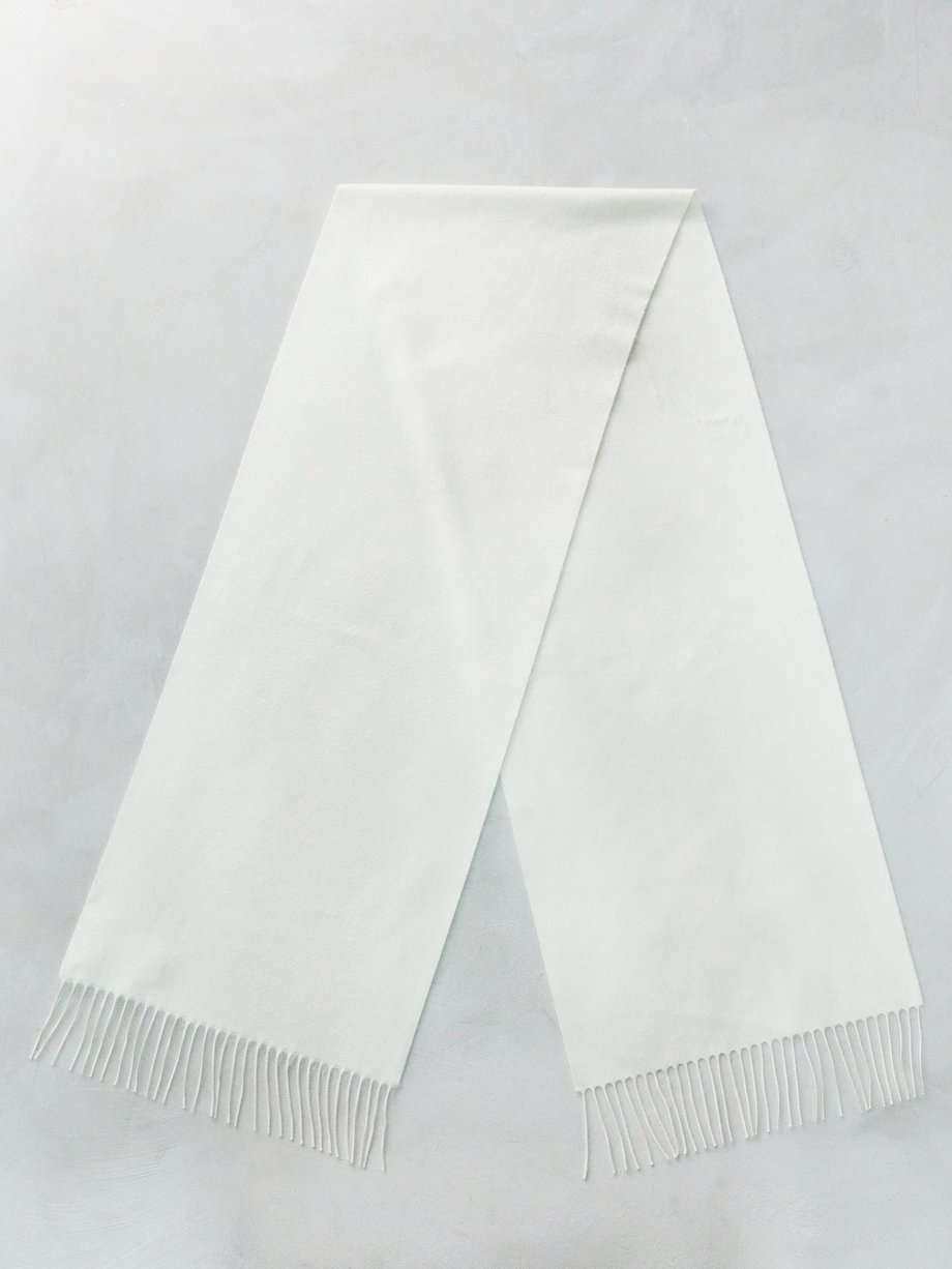 Gabriela Hearst Blaine fringed silk-blend scarf