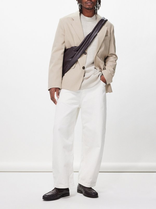 Studio Nicholson Tailored cotton-blend twill suit jacket
