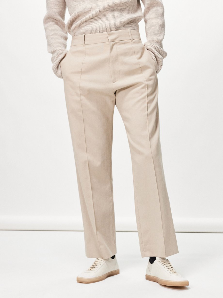 Valentino Garavani tailored high-waisted trousers - Neutrals