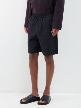 Studio Nicholson Ford elasticated waistband cotton shorts
