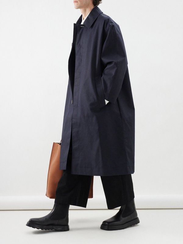 Studio Nicholson Oversized cotton-blend trench coat