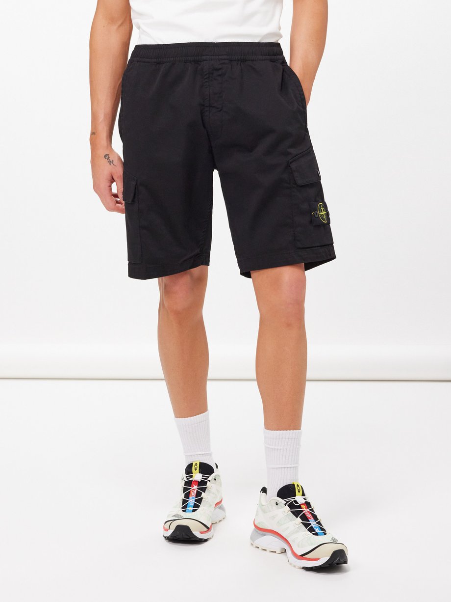 High-rise logo-print cotton-blend jersey leggings, Balenciaga, MATCHESFASHION