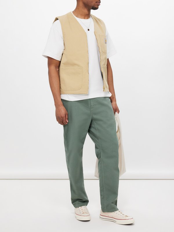 Carhartt WIP Flint organic cotton-twill trousers