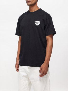 Carhartt WIP Heart Bandana-print cotton-jersey T-shirt