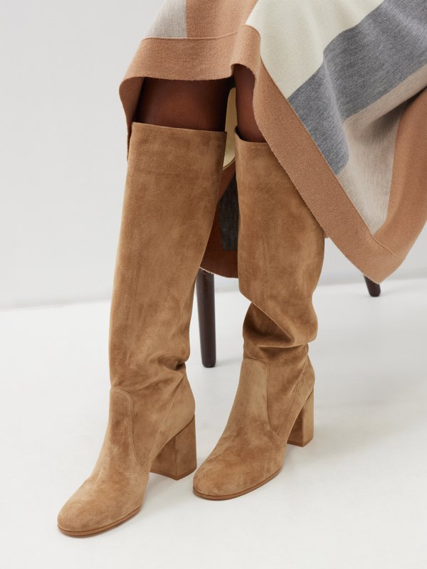 Gianvito Rossi Dillon 45 suede knee-high boots