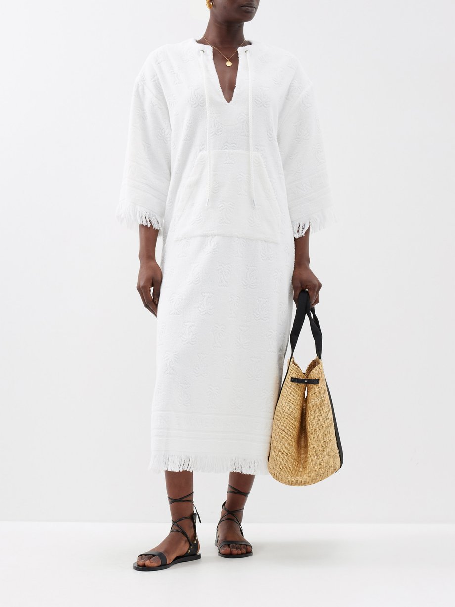 Zimmermann Alight palm-jacquard cotton-terry dress