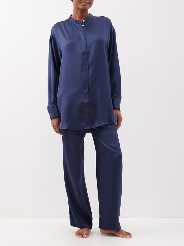 Asceno Mantera silk pyjama shirt
