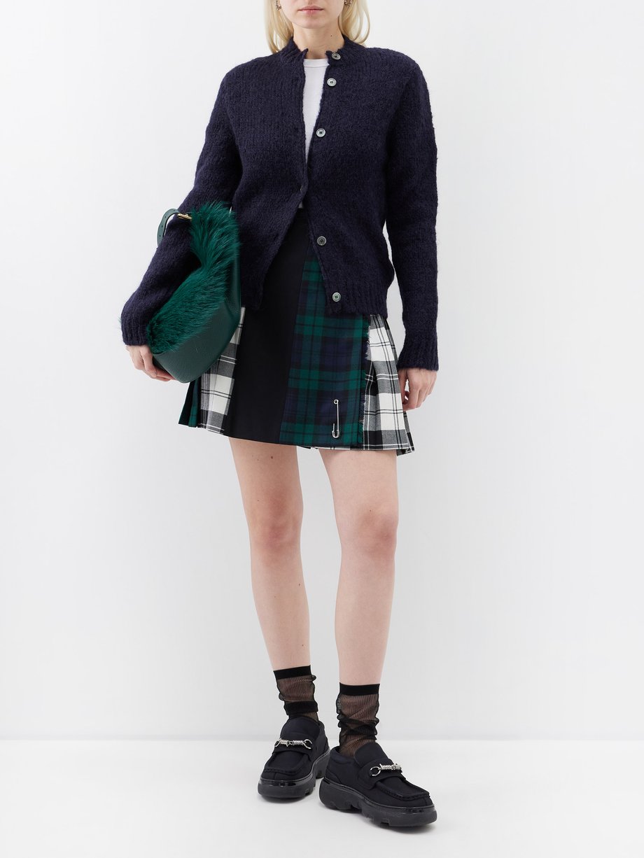Le Kilt Mix and Match wool tartan mini skirt