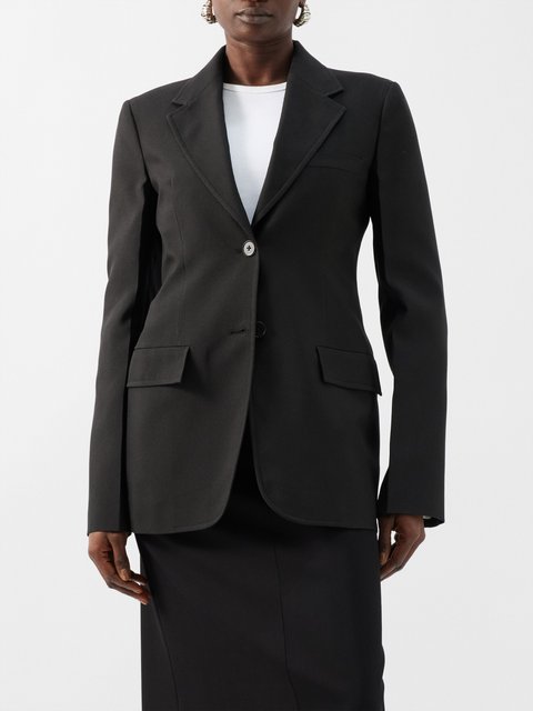 Women's Black Twill Suit