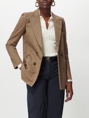 Blazé Milano Kamaxitha wool-blend jacket