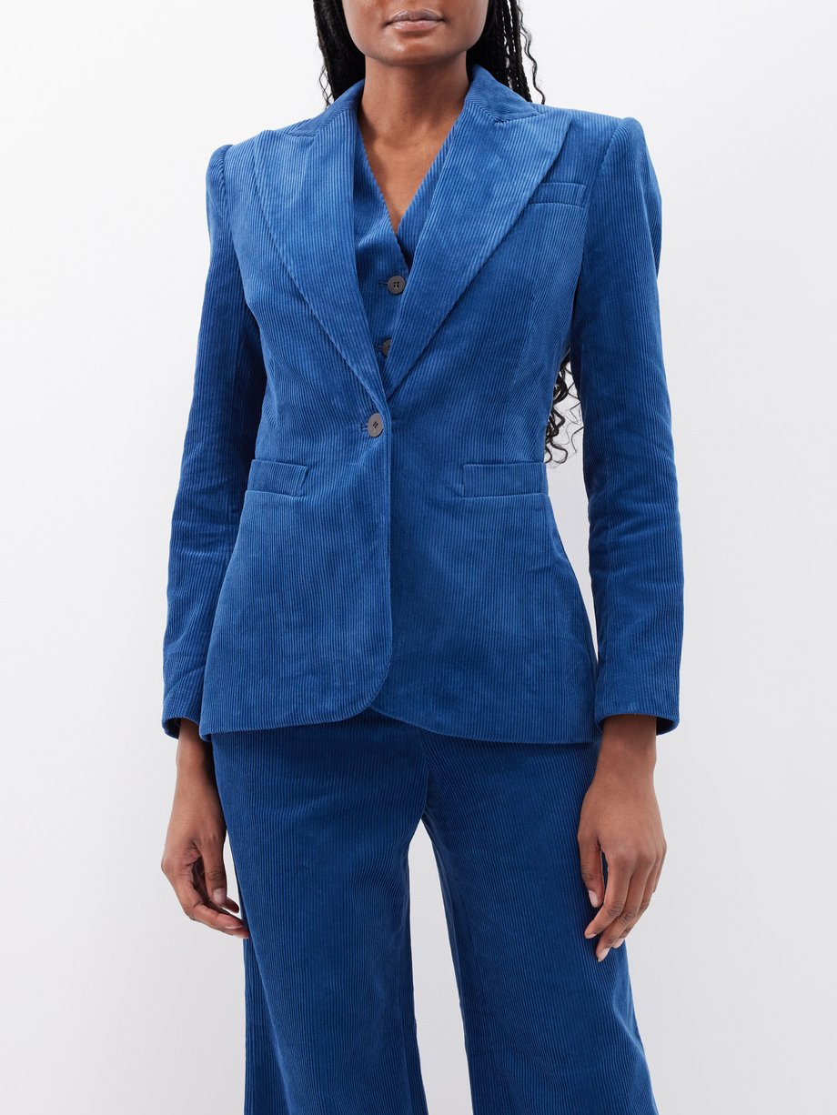 Blue The Gene cotton-corduroy jacket | Cefinn | MATCHES UK