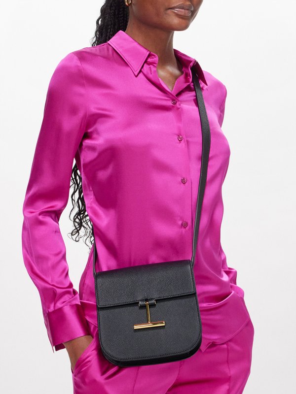 Tom Ford Tara mini grained-leather cross-body bag