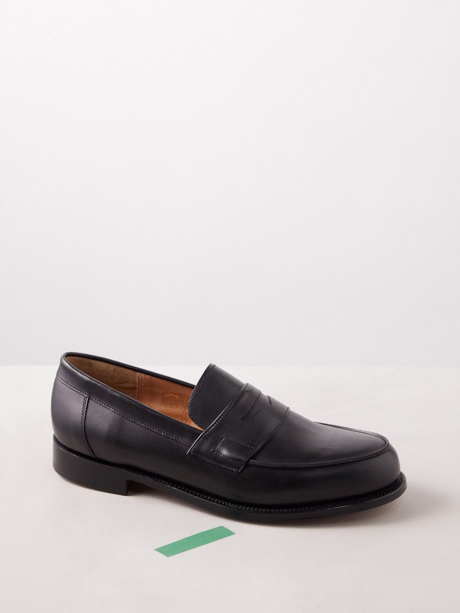 Grenson Epsom leather loafers