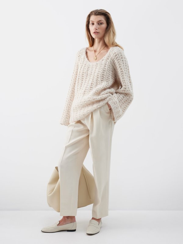 By Malene Birger Amilea scoop-neck alpaca-blend sweater