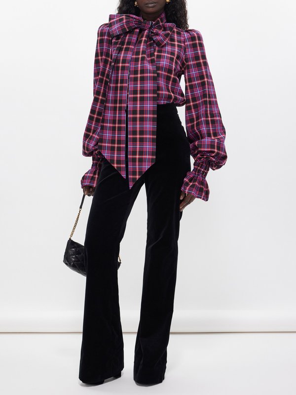 The Vampire's Wife The Mythical Tartan cotton blouse