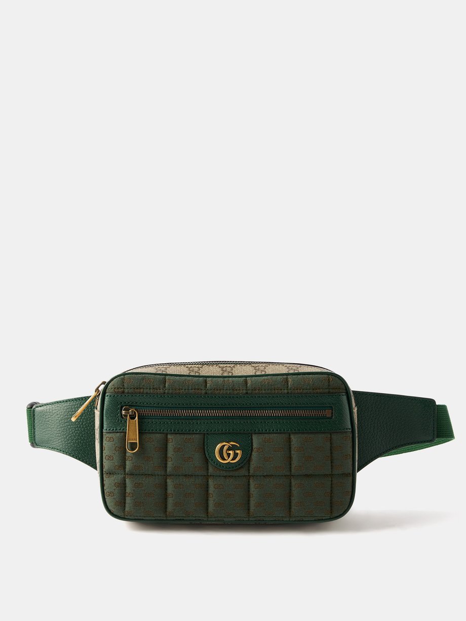 Green GG-Supreme canvas belt bag Gucci | MATCHESFASHION US