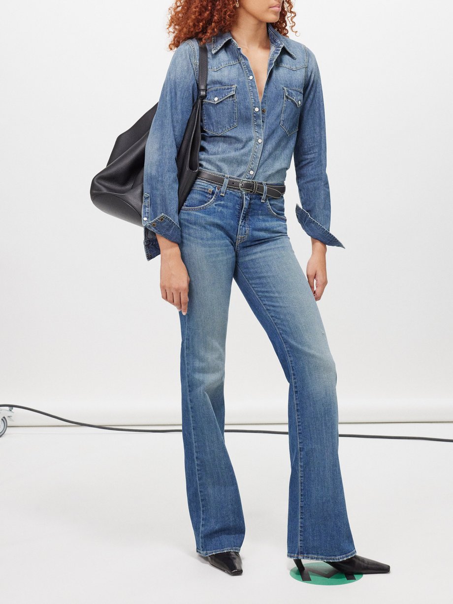 Blue Celia bootcut jeans, Nili Lotan