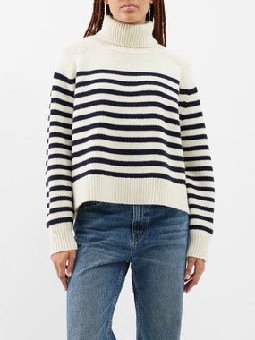 Nili Lotan Gideon roll-neck wool-blend sweater