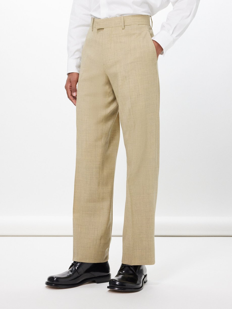 Burberry Wool straight-leg suit trousers