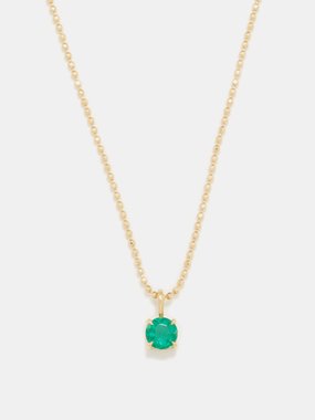 Anita Ko Emerald & 18kt gold necklace
